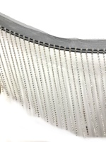 Chaîne de strass en gros S485, bordure à franges, chaîne de cristal pour vêtements, chaîne de strass à franges pour la mode