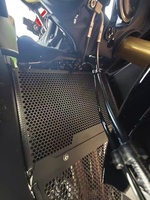 Untuk CFMOTO 450SR Penutup Kisi Radiator Sepeda Motor Pelindung Jaring Paduan Aluminium Pelindung Jaring Hitam