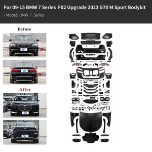 Kit Carrozzeria Modificato per <span class=keywords><strong>BMW</strong></span> Serie <span class=keywords><strong>7</strong></span> F02 09-15 Aggiornamento 2023 G70 <span class=keywords><strong>M</strong></span> Sport Kit Carrozzeria Griglia Cofano Baule Parafango Paraurti - Product Image 4