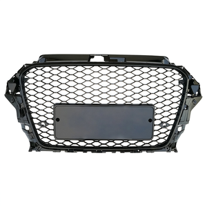 Griglia Anteriore <span class=keywords><strong>A3</strong></span> in Materiale ABS Nero per <span class=keywords><strong>Audi</strong></span> <span class=keywords><strong>A3</strong></span> <span class=keywords><strong>2014</strong></span> 2015 2016 - Product Image 4