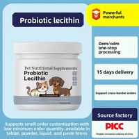 Complément alimentaire pour animaux de compagnie, comprimés à mâcher probiotiques avec lécithine pour chiens et chats, fabrication directe OEM/ODM