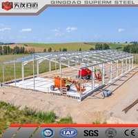 Casa Prefabricada de Acero, Estructura de Acero, Edificio Metálico, Kits de Construcción de Casas Tipo Pole Barndo