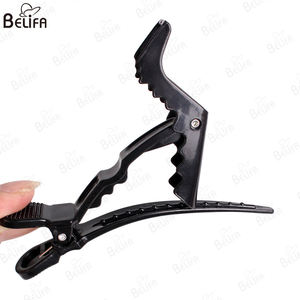 Accessoires d'outils de <span class=keywords><strong>coiffure</strong></span> de salon de <span class=keywords><strong>coiffure</strong></span> en gros pinces à griffes en plastique de haute qualité 6 pcs <span class=keywords><strong>pince</strong></span> crocodile pour cheveux - Product Image 3