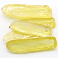 Saphir synthétique 20 #   Corindon brut jaune pour pierres précieuses, prix au kilo
