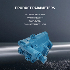 Piston Single <b>Pump</b> PVQ for Forestry Equipment 10 13 20 25 32 40 45 65 80cc Displacement 210 <b>Bar</b> Operating Pressure - Product Image 2