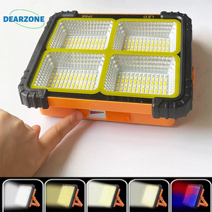 USB ricaricabile campeggio lanterna continua oscuramento di luce fredda e calda lampada da esterno tenda lampada portatile con ricarica solare