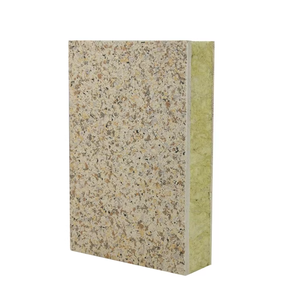 टाइल बाहरी दीवार पार्शन पैनल बाहर की गई ग्रेफाइट कंक्रीट स्टाइरोफोम ब्लॉक गर्मी इन्सुलेशन सैंडविच पैनल - Product Image 6