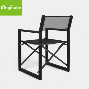 Chaise d'extérieur pliante moderne noire pour hôtel, bistro, café, terrasse, meubles de patio, chaises de jardin - Product Image 6