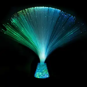 High Quality Relaxing Multicolor Outdoor Fabric Colorful Christmas Led Fiber Optic Fabric with RGB Light