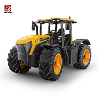 Tracteur agricole et camion télécommandés Volvo E359-003 sous licence JCB, échelle 1:18, avec câble USB et radiocommande 2,4 GHz