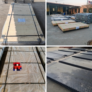 Panel de Malla Expandida Hexagonal, <span class=keywords><strong>Galvanizado</strong></span> en Caliente, Malla Metálica Perforada de Acero Diamantado <span class=keywords><strong>para</strong></span> Pasarelas - Product Image 4