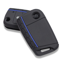 Housse de clé universelle en silicone souple pour VW Golf 7 Polo Passat Tiguan L T-Roc Sagitar Lavida Télécommande
