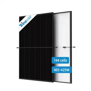 Chất lượng cao n-loại 400-450 Watts Tấm pin mặt trời 500W hiệu quả 30mm khung Monocrystalline silicon Glass bìa trước 550W Max