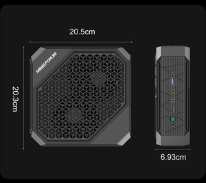 MinisForum HX99G Business Mini PC AMD Ry-zen 9 6900HX RX <span class=keywords><strong>6600M</strong></span> 8GB DDR5 Linux Ubuntu Todo en uno Computadora PC 4K Computadoras de escritorio para juegos - Product Image 4