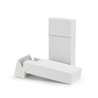 Emballage de boîte à cigares en papier d'impression personnalisé paquets de cigarettes blancs vides boîtes à cigarettes en carton