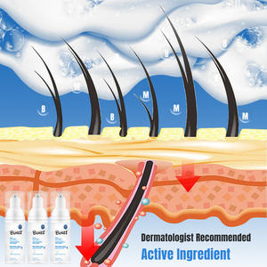 Nouvelle conception 60ml mousse de croissance des cheveux pour hommes cuir chevelu romarin épaississement traitement des cheveux argan Rogain biotine mousse de perte de cheveux - Product Image 2