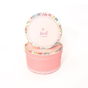 High Quality Custom Marble Colorful Round Paper Roses <b>Flower</b> Packaging Gift <b>Box</b> - Product Image 1