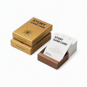 Cartes à jouer en papier écologiques durables avec impression personnalisée <span class=keywords><strong>de</strong></span> logo double face en couleur - Product Image 1