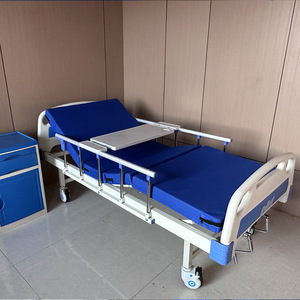 เตียงผู้ป่วยโรงพยาบาลคังว่านเจีย รุ่น A02-02 แบบโยกคู่ปรับด้วยมือ พร้อมราวกั้น สำหรับผู้สูงอายุและผู้พิการ - Product Image 3
