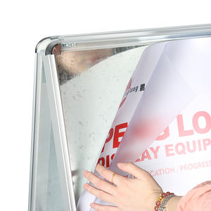 Soporte de cartel B1 de doble cara Aluminio 32mm Soporte de marco a presión Portátil al aire libre un tablero <span class=keywords><strong>Pavimento</strong></span> Sign a Frame - Product Image 6