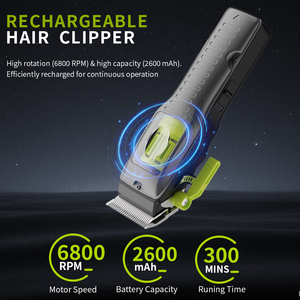 Kit da Barbiere LILIPRO L52&M52, <span class=keywords><strong>Set</strong></span> di Tagliacapelli e <span class=keywords><strong>Regolabarba</strong></span> Senza Fili per Salone con Lame Rivestite in DLC e Motore Brushless - Product Image 6