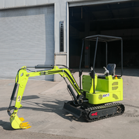 Excavatrice électrique CE 1,5 tonne à batterie lithium, pelle hydraulique sur chenilles pour travaux agricoles et de construction