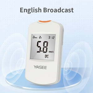 Moniteur de glycémie Yasee pour usage domestique, capteur de glucose, glucomètre, prix de gros, matière plastique, glucomètre - Product Image 2