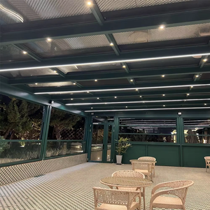 Veranda Personalizzata Moderna in Alluminio con Vetro Temperato Laminato Doppio o Triplo, <span class=keywords><strong>Giardino</strong></span> d'Inverno 4 Stagioni per Esterni - Product Image 4