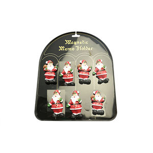 Aimant Père Noël 3,7x7,4 cm Assorti - Product Image 1