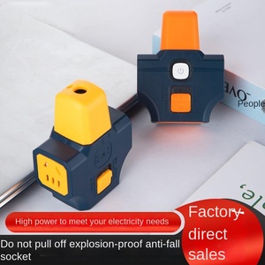 ซ็อกเก็ตปลั๊กทองแดงแบบดึงขึ้นกำลังสูงพร้อมสวิตช์ล็อคป้องกันการถอดและป้องกันการตกตามสั่ง - Product Image 3