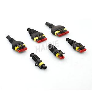 Oem 1 <span class=keywords><strong>2</strong></span> <span class=keywords><strong>3</strong></span> 4 5 6 Pin Waterdichte Auto Plasticterminals Mannelijke Vrouwelijke Kabelboom Assemblage Auto Auto Elektrische Connectoren - Product Image 2