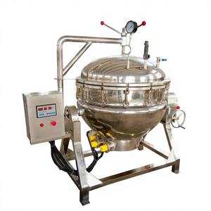 Chaudière à vapeur à enveloppe en acier inoxydable multifonctionnelle JFD de 100 L pour la cuisson de bonbons et de sirops de sucre - Product Image 1