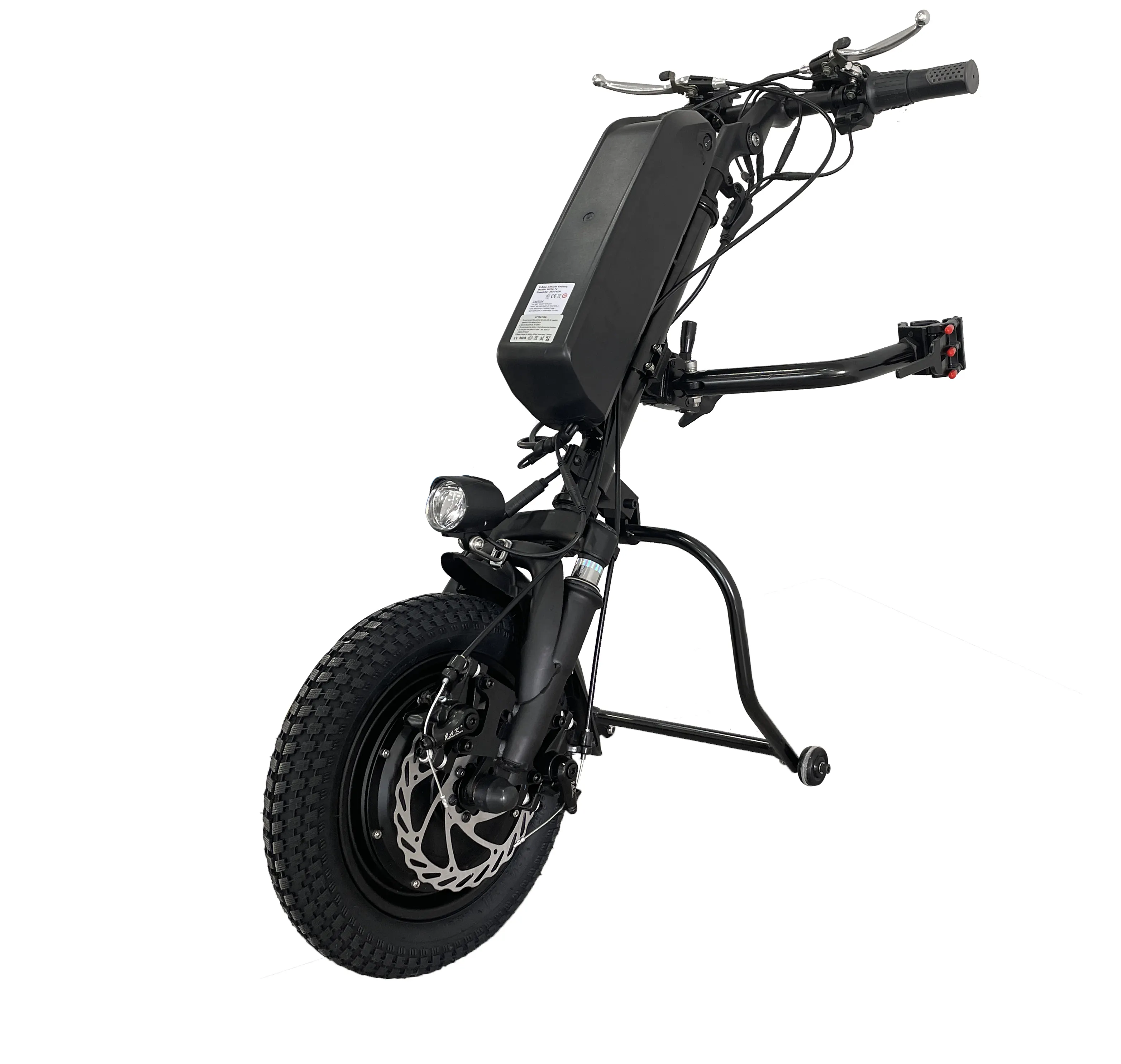 Più nuovo 36v 500w ruota completa del motore 12 "handcycle elettrica sedia a rotelle handcycle per handcycle per disabilità elettrico veloce E ma