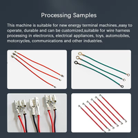 JCW-CST02B automatische Kabel herstellungs ausrüstung Doppelseitige Abisolier-und Terminal-Crimp maschine zum Schneiden