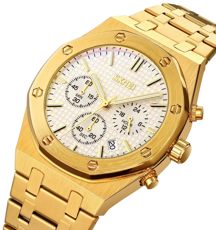 Classic Men Luxury Brand Watches Stainless Steel Minimalist Analog Clock Quartz Men Wrist Watch