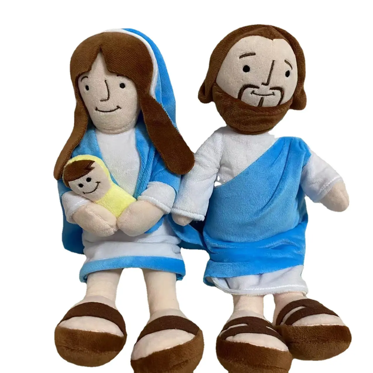 New esus Plush Toy My Friend Jesus Stuffed Doll Christ Religious Toys Savior Plush Christian Religious Figure Home Christmas toy