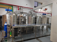 Équipement de micro-brasserie en acier inoxydable de 3BBL à 10BBL avec cuve sous pression et moteur pour la brassage automatique de bière