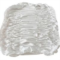 Matelas de cercueil en satin taffetas blanc de style européen, doublure de couvercle et de fond de cercueil, textile de marque élégant pour adultes, fabriqué en Chine