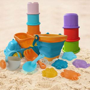 Juguete de <span class=keywords><strong>playa</strong></span> para niños pequeños, juego de rastrillo, pala, Tortuga, cangrejo, agua, 9 Uds. - Product Image 4