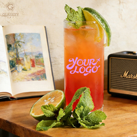 Verre à boire personnalisé gravé 340 ml, verre à cocktail Collins Highball, verre à eau avec texte personnalisé pour femmes, hommes, fête des mères