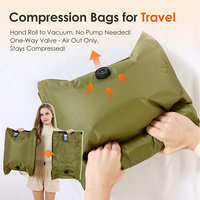 Sacs de rangement sous vide robustes pour voyage avec pompe électrique, ensemble de compression pour bagages, valises et déménagement