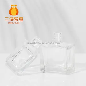 10ml 정연한 투명한 유리제 향수병 곡물 두꺼운 밑바닥 병