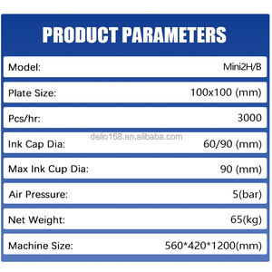 Machine d'impression à <span class=keywords><strong>tampon</strong></span> bicolore, haute productivité, équipement industriel utile pour le transfert de logo - Product Image 2