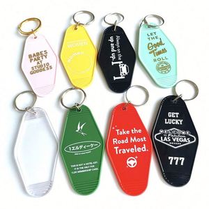 Factory Direct High Quality Retro Inspired Motel Keychains Custom Motel Key Tag - Product Image 6