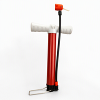 Mini pompe à air portable pour vélo, avec poignée en T, flexible, haute pression, pliable, multi-usage, pour VTT, vélo de route et vélo de ville
