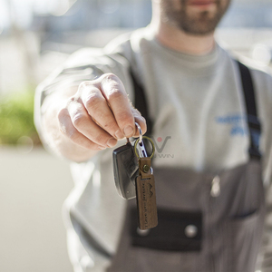 Nouveau produit <span class=keywords><strong>2022</strong></span> porte-clés en bois de haute qualité porte-clés en cuir de luxe porte-clés en bois vierge pour - Product Image 4