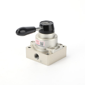Válvula Neumática de Inversión ZHOLO HV-200D con Control Manual por Palanca para Sistemas de Cilindros - Product Image 1