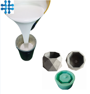 רוב פופולרי שונה צורת בטון עציץ תבניות ביצוע RTV2 נוזל סיליקון גומי - Product Image 3