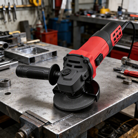 Meuleuse d'angle professionnelle industrielle et DIY avec moteur sans balais 11000 tr/min, construction métallique pour applications de découpe