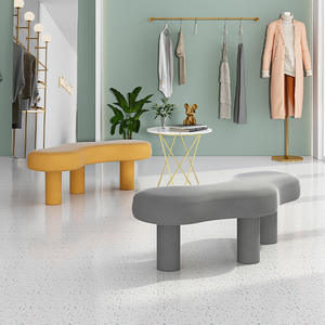 Sofá de Tela Curvo con Diseño de Arco, Cómodo y Versátil, Muebles para Centros Comerciales - Product Image 2